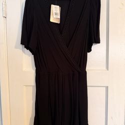 Romper Dress/Shorts With Pockets