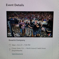 Dead And Company Tickets