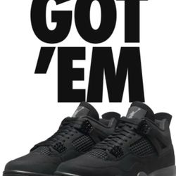 Jordan 4 Black Cats 