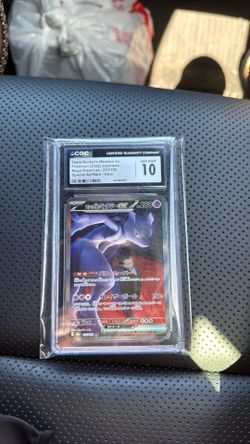 CGC 10 Team Rocket’s Mewtwo ex SAR 237/193 Japanese Mega Dream Pokémon Gem Mint