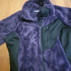 Columbia Fleece Purple and black Jacket 