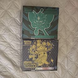 Pokemon surging sparks & twilight masquerade ETBS