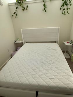 Bed Frame  with NEW memory foam matters