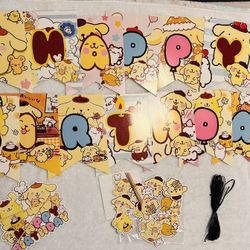 Pompompurin Birthday Decorations 