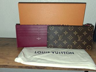 Authentic louis vuitton monogram wallet with card holders