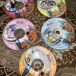 Very Rare 2004 Scooby Doo And The Toon Tour Of Mysteries Complete Set 