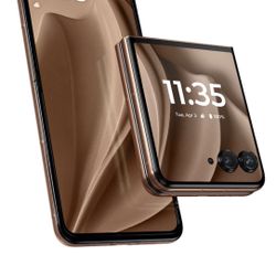 Motorola - razr+ 2025 256GB (Unlocked) - PANTONE Mocha Mousse 
