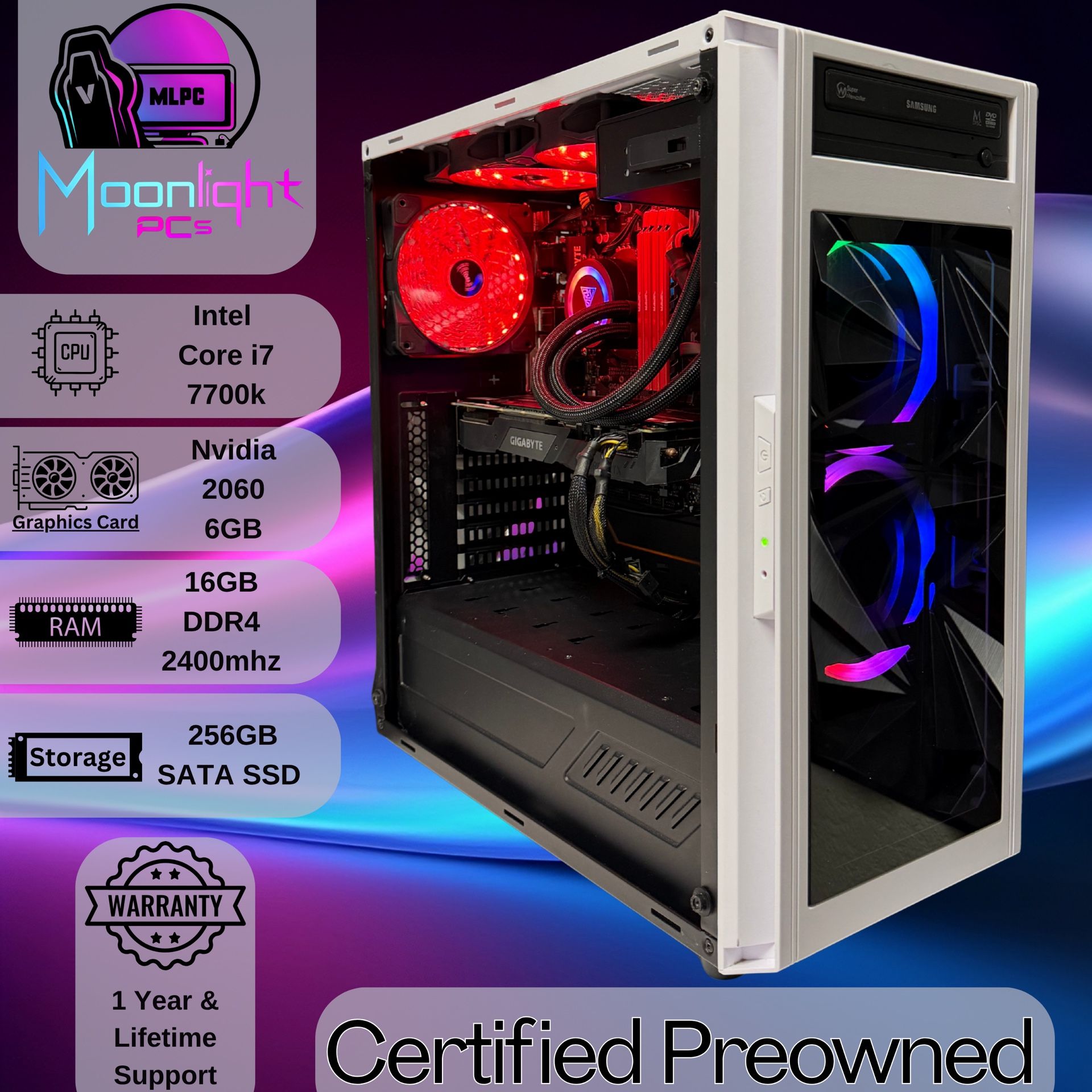 Realign P53 - RTX 2060 / Intel i7-7700K RGB Gaming & Streaming PC