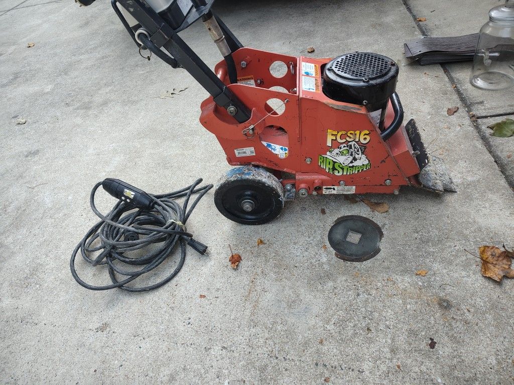 FCS16 Floor Covering Stripper, 0.75 hp, 115 VAC, 60 Hz Electric Motor Adjustable Height