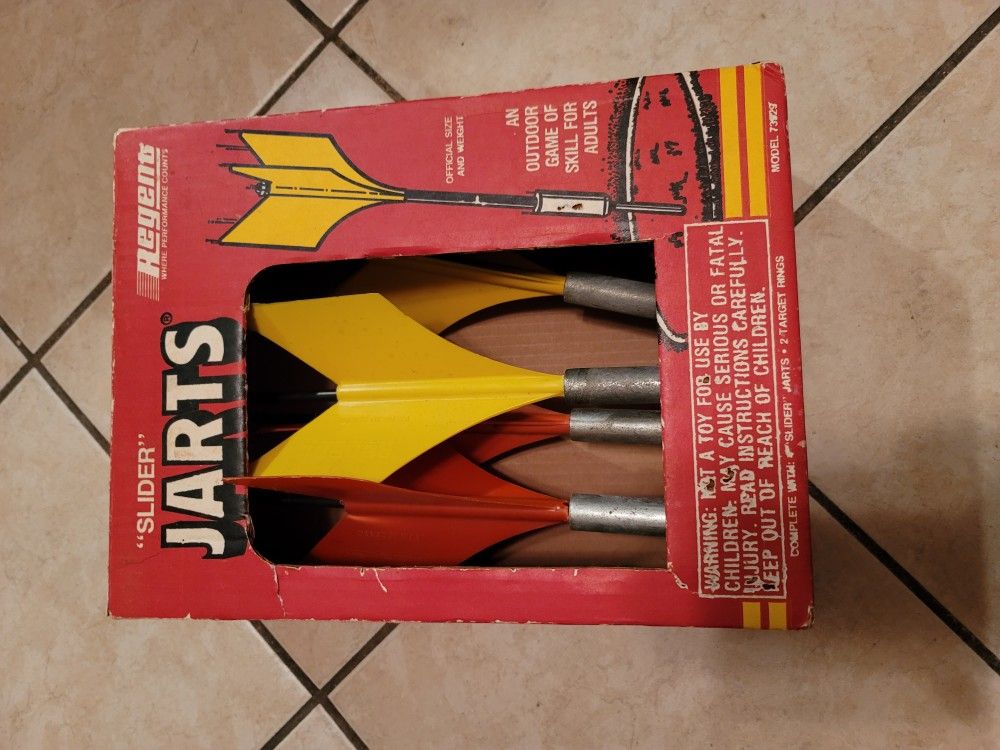 Vintage Regent Slider Jarts- Lawn Game