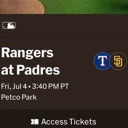 PADRE TICKETS! 