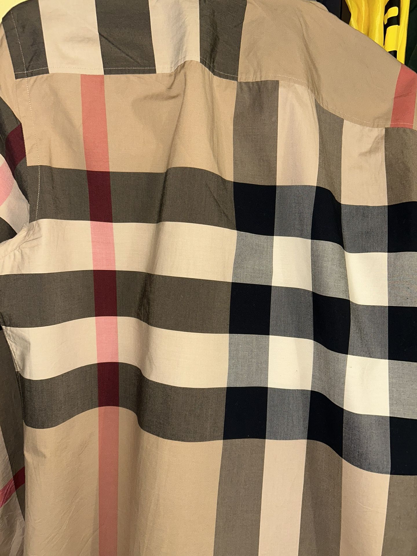 Slim Fit Check Cotton Shirt