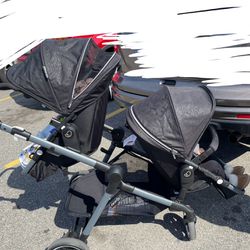 Evenflo Gold  Pivot Xpand Travel System With SecureMax Infant Car seat 