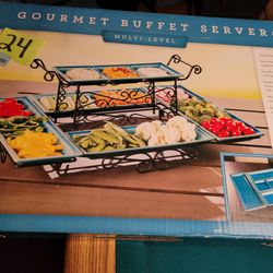 Gourmet Buffet Server Multilevel New In Box