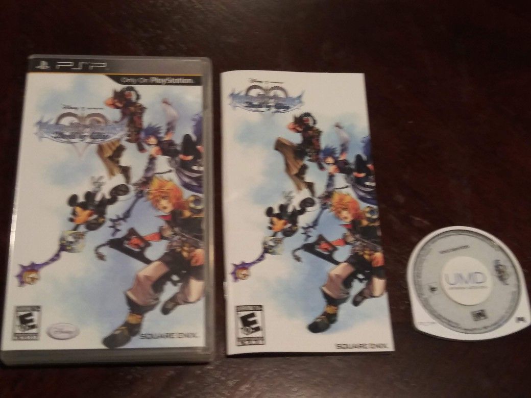 Kingdom Hearts BBS PSP game