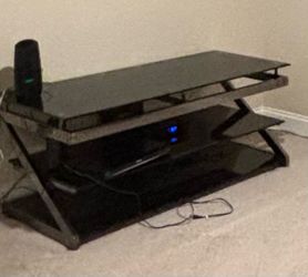 Glass TV Entertainment Table