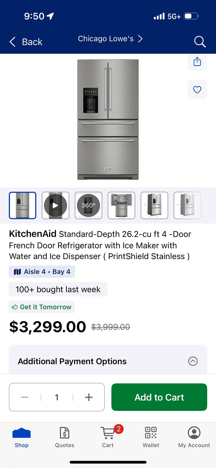 KitchenAid Refrigerator