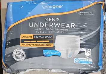 CareOne Underwear, Maximum Absorbency, Small/Medium, Men’s, Bag 18 Ct