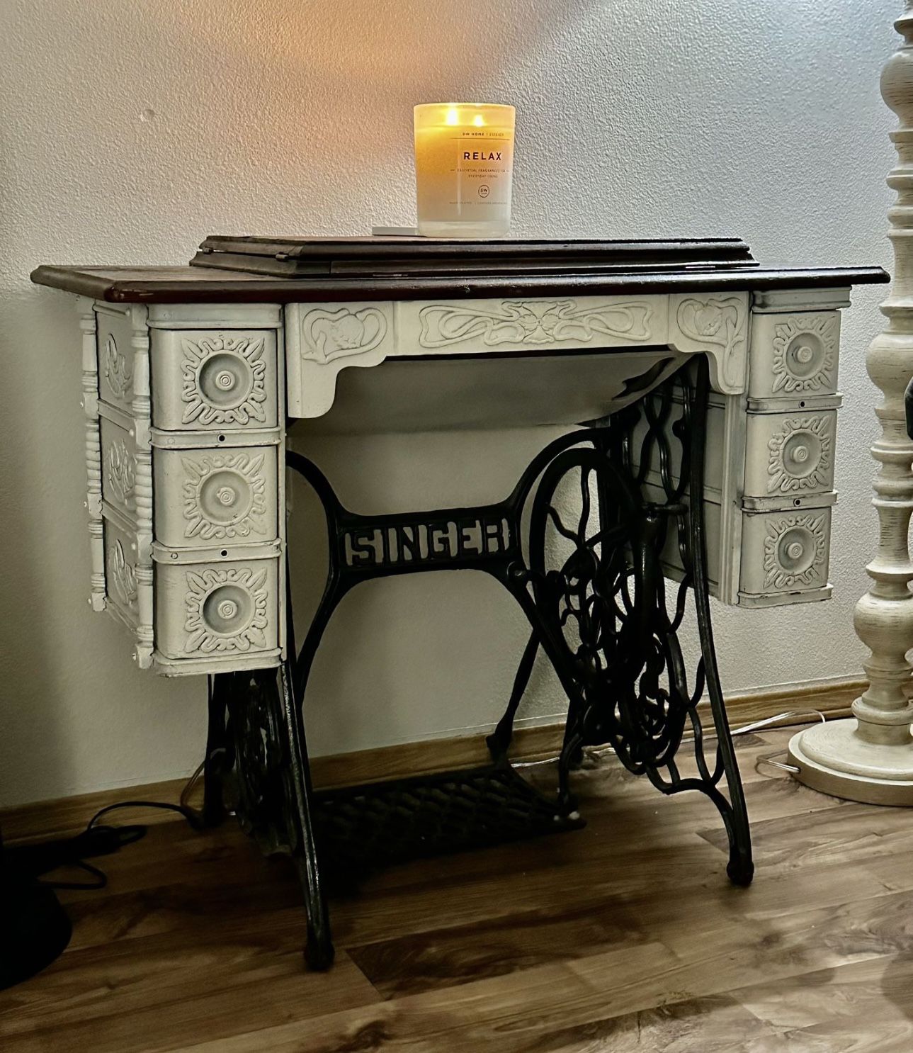 Antique Singer Sewing Cabinet