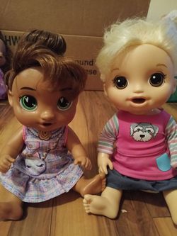 2 Baby Alive Dolls.