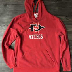 Red Champion Aztecs hoodie #Aztecs #Hoodie