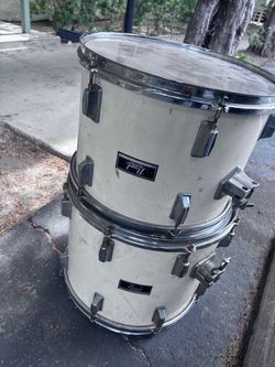 Pearl Fiberglass rack toms