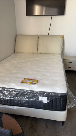 Queen Mattress with Bed Frame