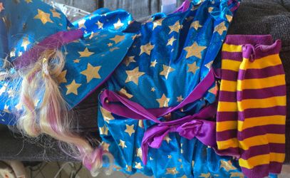 Kids Wizard Costume Set with Hat and Stockings