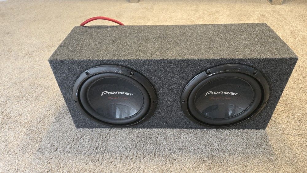 Custom Pioneer Car Subwoofer