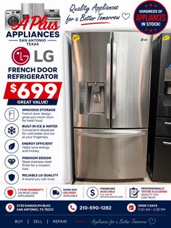 LG French Door Bottom Freezer Refrigerator