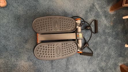 Mini Hydraulic Stair Stepper with resistance bands
