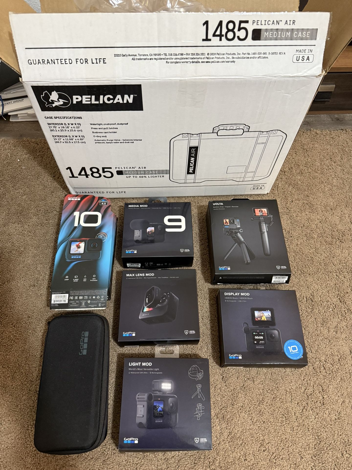 GoPro Hero10 Black + $1400 Worth Of Accessories