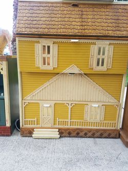 Doll house 4pc furniture set with nightstand dresser and mirror