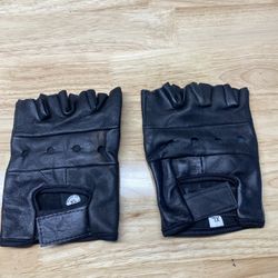 Mens Leather Finger Gloves New