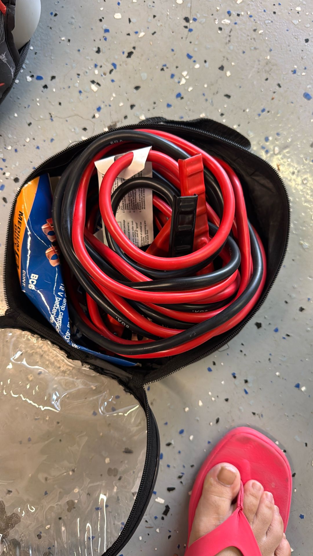 Duralast 6 gauge 12 ft booster cables