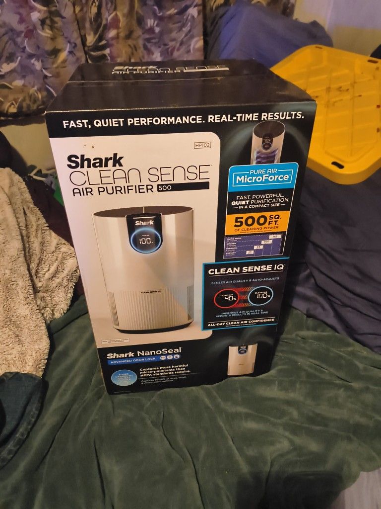 Shark Clean Sense Air Purifier 500 Sq Ft Of Cleaning Power