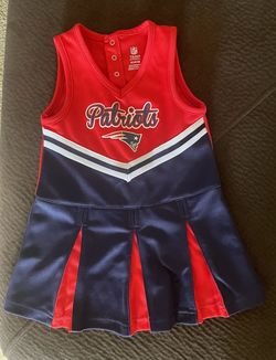 Toddler Size 4T Patriots Fan Cheer Dress!