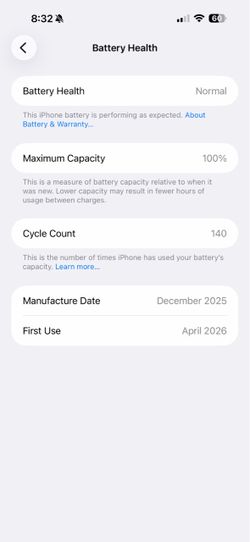 iPhone 17 pro max blue 2tb with Apple care