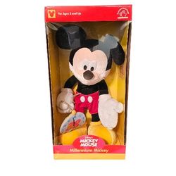 DISNEY MICKEY MOUSE MILLENNIUM 2000 by APPLAUSE PLUSH 2O" TALL LARGE NEW