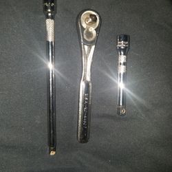 Craftsman USA 🇺🇸 44807 1/4 Ratchet And Extension 3 Pieces 🔥