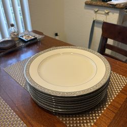 🍽 Mikasa Fine China Imperial Court Platinum Set of 8