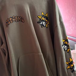 Green glo gang hoodie