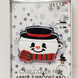 Snowman Case Cover For Apple Airpods Pro ( Cute Stocking Stuffer)