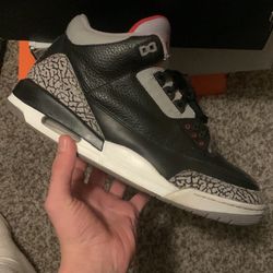 Jordan 3 Black Cement Y3 Sample 