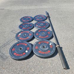Ethos Bumper Set-205lbs 1000lbs Capacity Bar Cash Only