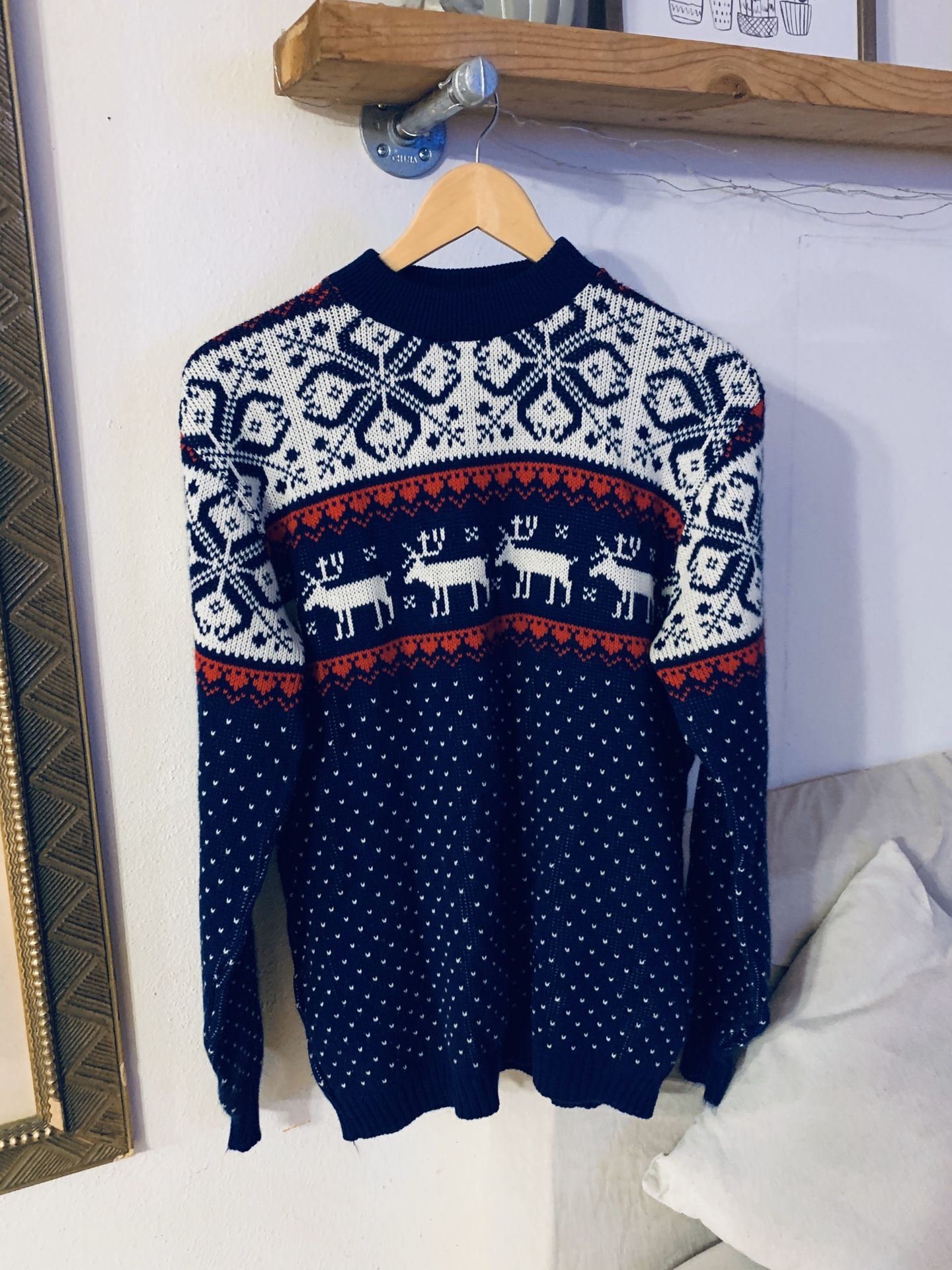 80s Vintage Amana Woolen Mills Mock Neck sweater .,All Products : American Fashion Style Bags On Sale