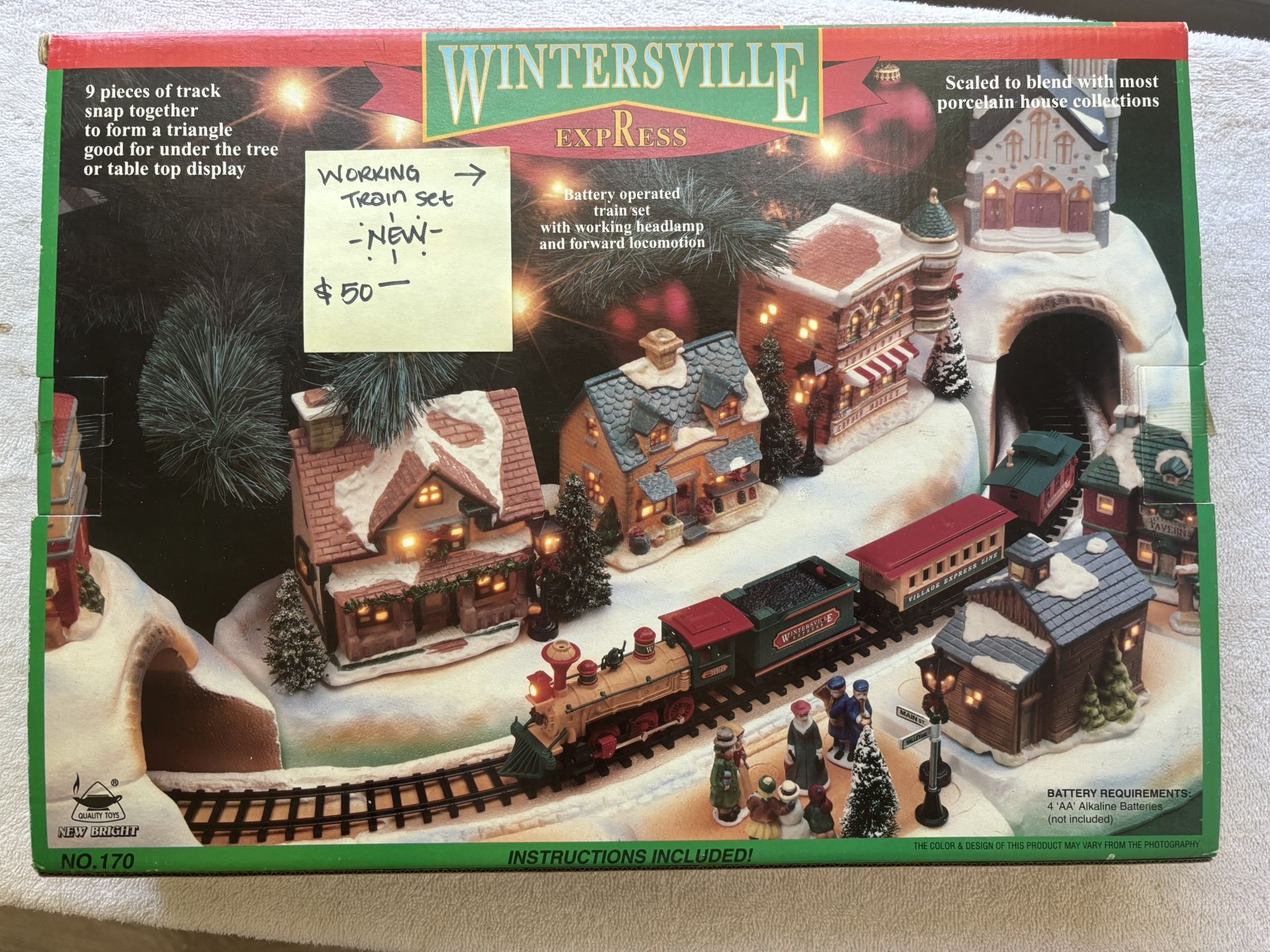 New: Wintersville Train Set
