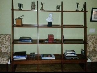 Wood shelves system from american signature furniture