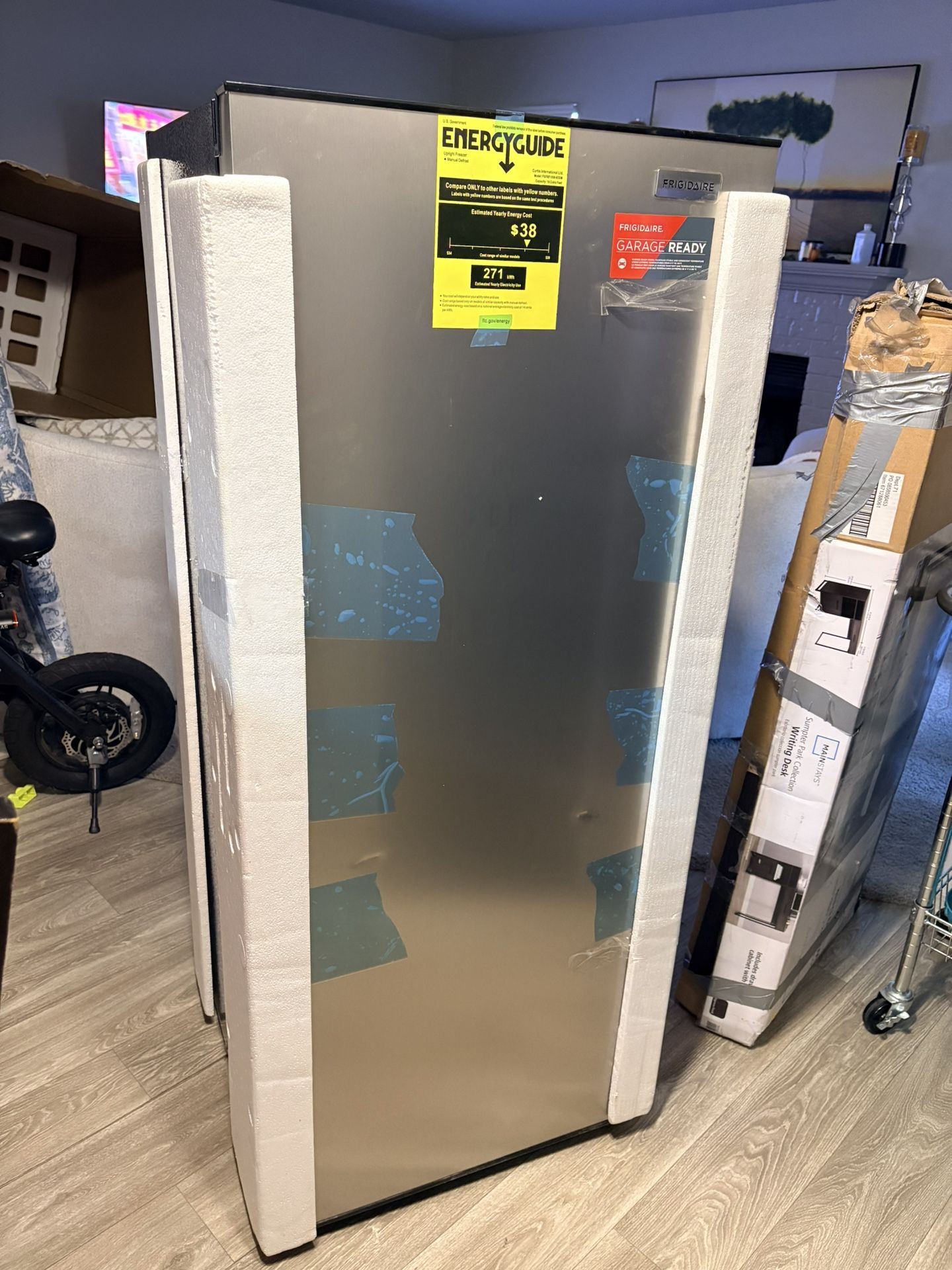 Frigidaire Cu. Ft. Gallery Upright Freezer