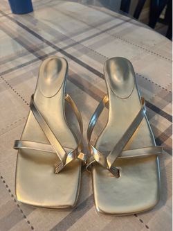 Gold heels